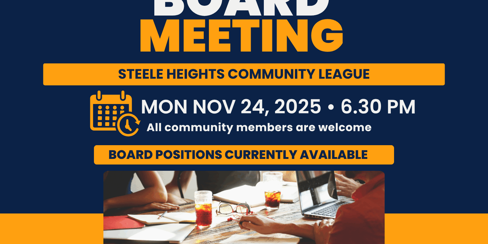 Board Meeting – Website